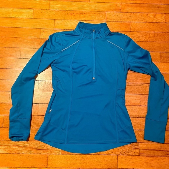 Athleta Tops - Athleta 1/2 Zip Running Top Turquoise Women's XS, fits like S